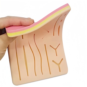 Modelos de Piel de Silicona Duraderos de 3 Capas con Heridas Pre-cortadas para Prácticas Quirúrgicas de Estudiantes de Medicina y Entrenamiento de Sutura - Product Image 3