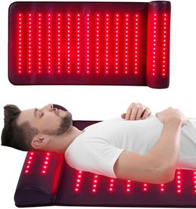 आराम करने वाली मांसपेशियों और दर्द से राहत देने के लिए गर्दन के समर्थन के साथ गर्म बिक्री लाल प्रकाश चिकित्सा चटाई - Product Image 2