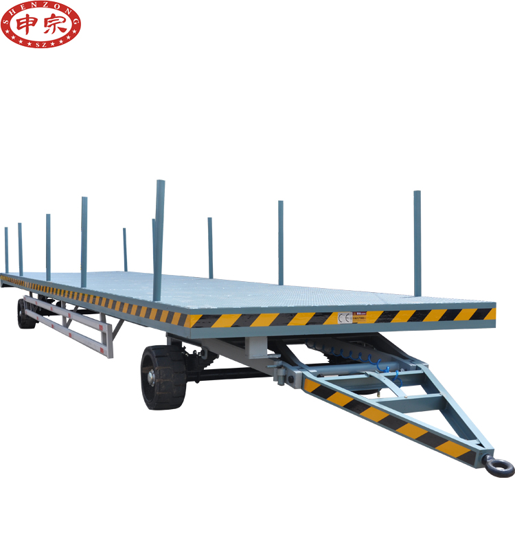 Низкорамный прицеп, низкорамный платформенный полный прицеп