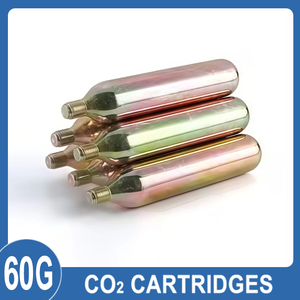 Cartouches filetées <span class=keywords><strong>CO2</strong></span> en acier haute pression 12g/16g/24g/33g Variantes pour VTT <span class=keywords><strong>Pompe</strong></span> Équipement de sécurité Gaz d'oxygène industriel - Product Image 3