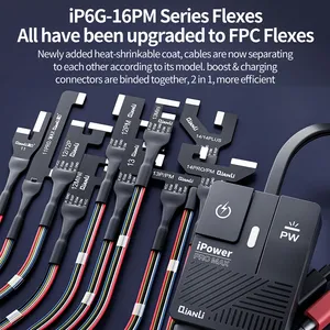 Câble de démarrage Qianli <span class=keywords><strong>IPower</strong></span> Pro Max 8ème génération à double interface pour la réparation des batteries d'iPhone 6G-16PM – Outil de réparation de câble d'alimentation - Product Image 3