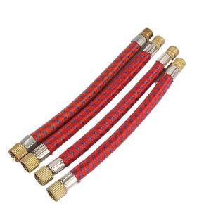 Tuyau d'air rouge de 110 mm, cousu à la machine, flexible et durable, pour extension de pompe à air manuelle - Product Image 1