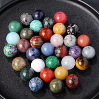 Venta al por Mayor de Esferas de Cristal Pulido de 25 mm, Piedras Preciosas Naturales, Esferas Curativas, Especímenes Minerales, Rocas Decorativas para el Hogar
