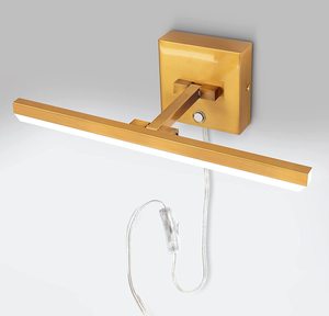 Applique Murale LED Moderne Dorée Réglable avec Température de Couleur 3000K-6000K, Indice de Protection IP44, Durée de Vie de 50 000 Heures pour Usage Domestique et Hôtelier - Product Image 5