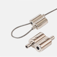Pince à câble en acier inoxydable autobloquante, support de câble réglable pour système de suspension