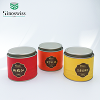 Boîtes hermétiques recyclables de haute qualité pour thé/sucre/café, emballage de luxe en forme de cylindre, tubes en papier personnalisables