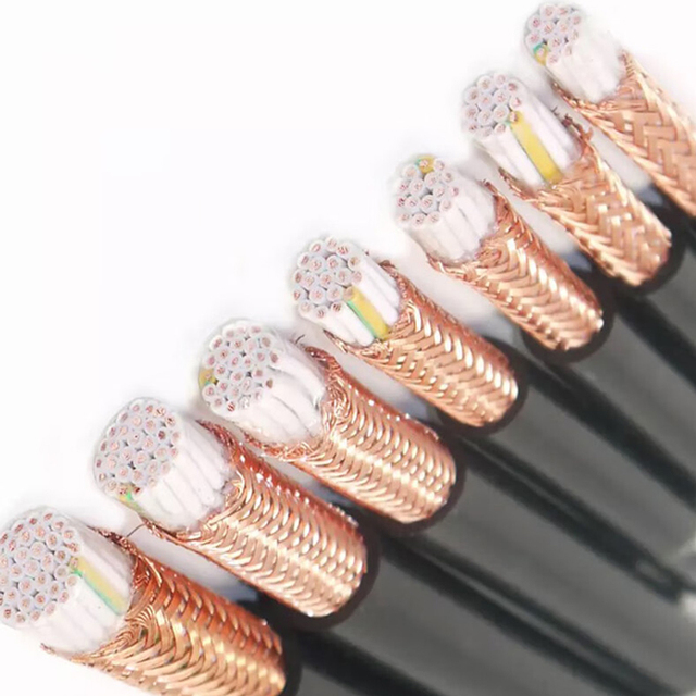 RVVP 80% Braided Shielded Control Cable, Anti-Interference High Density Screened Flexible Multi-Core Copper Wire