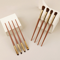 Lot de 8 pinceaux professionnels pour fond de teint, fard à paupières et eye-liner, manche en plastique, poils synthétiques, marque privée, vente en gros