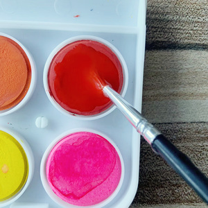 Impression <span class=keywords><strong>fine</strong></span> art 36 couleurs gâteau aquarelle solide peinture aquarelle ensemble avec pinceau à eau - Product Image 3