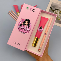 Private Label Hydraterende Lip Plumper Gloss Lip Liner Set Aroma Vegan Fruit Plumping Lip Olie Kleurveranderende Lip Olie Set