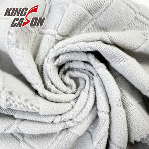 Kingcason 260Gsm 100% poliéster <span class=keywords><strong>Spandex</strong></span> tejido suave cepillo Anti píldora Jacquard Polar tela para sofá <span class=keywords><strong>silla</strong></span> cubierta ropa - Product Image 3