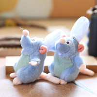 Porte-clés en peluche super doux en forme de souris bébé mignonne, 10 cm, kawaii, breloque pour sac, cadeau pour filles, enfants, faveur de fête