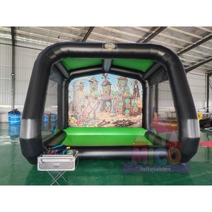 Stand de jeu gonflable interactif d'extérieur pour tir à l'arc et cible, Arène sportive de combat aux flèches, pour défi de groupe et événements de carnaval, à louer - Product Image 1