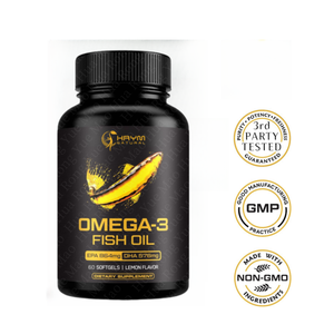 Capsules molles d'huile de poisson oméga <span class=keywords><strong>3</strong></span> personnalisées avec formule et étiquette, triple puissance grâce à des suppléments riches en EPA et DHA - Product Image 4
