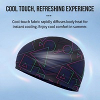 Casquette de cyclisme respirante à imprimé crâne de dessin animé, séchage rapide, doublure de casque, bonnet de vélo d'extérieur