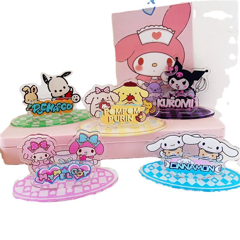 Printed Acrylic Photo Stand Display Multiparts