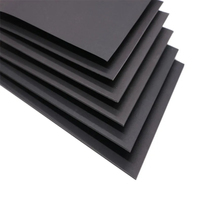 Rouleau de carton noir recyclable double face industriel pour applications d'emballage laminé (200-450 g/m²)