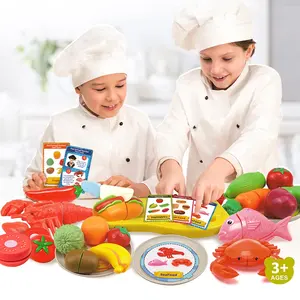 Doen Alsof Voedsel Fruit En Groente Snijden Speelgoed Set, Kinderen Kinderen Keuken Speelgoed Koken Set Voor Meisje, Spelen Keuken Set Voor Kinderen