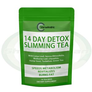 Commercio all'ingrosso OEM Private Label 14 giorni Detox sottili integratori di tè per bruciare i grassi e la velocità del metabolismo - Product Image 1