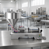 Machine de remplissage semi-automatique à tête unique pour pâte visqueuse, huile et boissons en bouteilles de verre XQ-G1WG