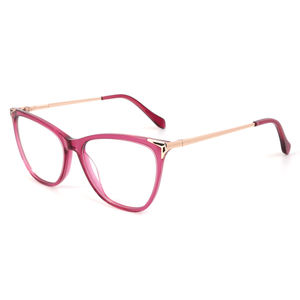 고양이 눈 아세테이트 광학 맞춤형 최신 눈 안경 프레임 안경 2022 Wmoens 광학 렌즈 - Product Image 6