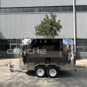 Remorque de concession alimentaire mobile American Standard 110V/220V/380V Food Truck avec cuisine complète - Product Image 2