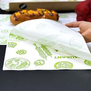 Custom Disposable Oil Proof <b>Paper</b> Hamburger Fried Chicken <b>Paper</b> Food Grade Sheets Greaseproof <b>Wrapping</b> Sandwich <b>Paper</b> - Product Image 4