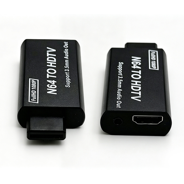 N64 to HDTV Adapter 1080P Converter for Nintendo 64 SNES NGC Retro Game Console Video Audio for Classic Console on Modern TV