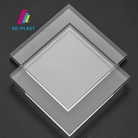 Plaque acrylique à revêtement dur Sun Decor, pare-brise acrylique résistant aux chocs pour fenêtre de cabine d'excavatrice et de chargeuse compacte