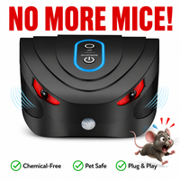 Vente directe d'usine, nouveau type de répulsif à ultrasons pour animaux, pour usage intérieur, avec 3 modes combinables librement