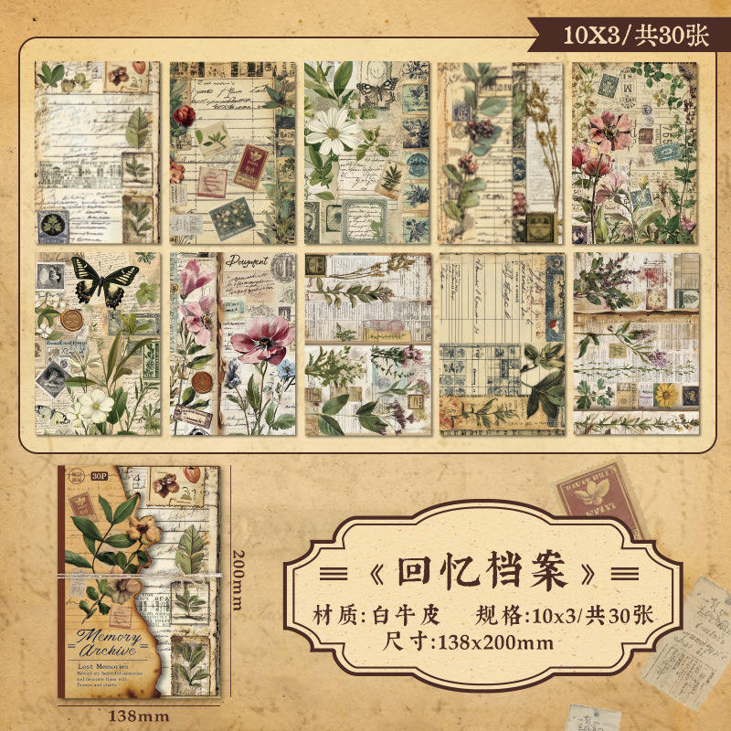 เก็บถาวรหน่วยความจำกระดาษวัสดุชุดหน่วยความจำสูญหาย