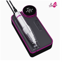 Lime à ongles rechargeable portable, forme stylo haute puissance, pour manucure/pédicure professionnelle, usage domestique ou en salon, charge USB