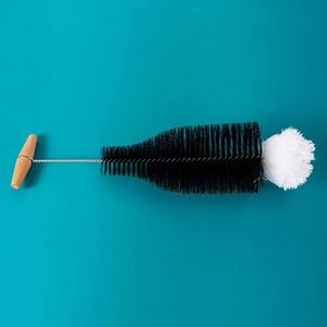 Wholesale Wooden Handle Nylon Bristles <b>Bottle</b> Cleaning <b>Brush</b> for Soda Glass <b>Bottles</b> - Product Image 3