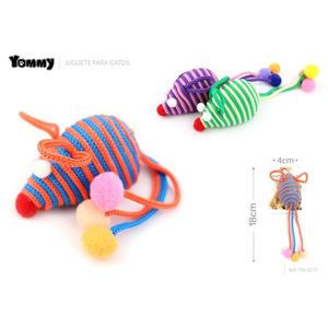 Yommy Nylon Mouse 18cm Cat <b>Toy</b> <b>Interactive</b> <b>Pet</b> <b>Toy</b> - Product Image 1
