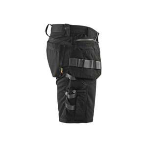 BLAKLADER - 159818609900C48 Craftsman <b>shorts</b> with <b>stretch</b> Black - EAN 7330509838495 <b>WORK</b> TROUSERS <b>WORK</b> <b>SHORTS</b> - Product Image 3