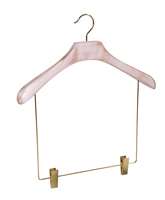 Cintre en bois de bikini personnalisé de luxe cintre de maillot de bain en bois affichage dans la boutique