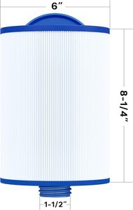 Filtro Cryspool compatible con 6CH-940, cartucho <span class=keywords><strong>de</strong></span> filtro <span class=keywords><strong>de</strong></span> spa, 2 paquetes <span class=keywords><strong>de</strong></span> soporte OEM - Product Image 2