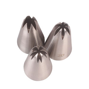 1M 2D 2F زهرة الفولاذ المقاوم للصدأ بودرة الأنابيب الفوهات المعجنات فندان أدوات - Product Image 4