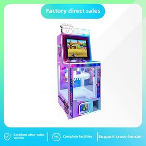 Factory Direct Amusement Gift Redemption Cabinet With Hanging Doll Bar Colorful Lights Export Model Clip <b>Machine</b> - Product Image 3