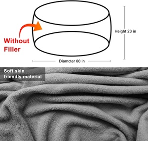 <span class=keywords><strong>Sacco</strong></span> in schiuma tessuto pelliccia beanbags big xl round living room furniture bean bag sofa bed - Product Image 2