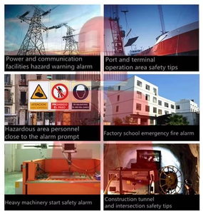 Sirène extérieure 12V/24V avec stroboscope, alarme sonore et lumineuse, sirène clignotante pour la sécurité domestique - Product Image 3