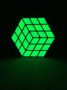 144W RGB 3-in-1 LED ma trận ánh sáng DMX512 điều khiển âm thanh 5-85ch hiệu ứng 3D cho Câu Lạc Bộ vườn Bar KTV Đảng Disco tường sự kiện - Product Image 5