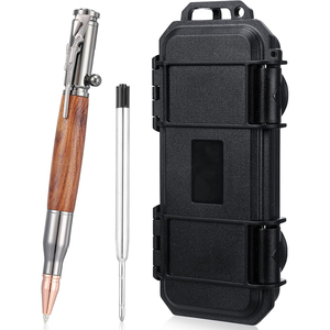 Gun Lover Master Marksman Novio Esposo Papá Navidad San Valentín Veteranos Hombre Regalo Personalizado Bolígrafo en forma de bala con estuche - Product Image 5