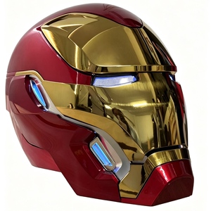Máscaras <span class=keywords><strong>de</strong></span> Fiesta con Sistema <span class=keywords><strong>de</strong></span> <span class=keywords><strong>Control</strong></span> por Voz, <span class=keywords><strong>Casco</strong></span> <span class=keywords><strong>de</strong></span> <span class=keywords><strong>Iron</strong></span> <span class=keywords><strong>Man</strong></span> para Regalos <span class=keywords><strong>de</strong></span> Entretenimiento - Product Image 1
