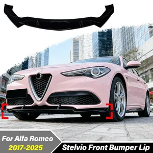 Pour Alfa Romeo Stelvio 2017 2018 2019 2020 2021 2022 2023 2024 2025 2026, Spoiler de Pare-chocs Avant, Décoration de Carrosserie, Kit Carrosserie - Product Image 1