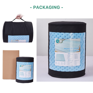 <span class=keywords><strong>Topper</strong></span> Materasso in Memory Foam Ecologico da 2 Pollici con Supporto Sagomato <span class=keywords><strong>per</strong></span> Alleviare il Mal di Schiena, Misura Standard USA - Product Image 6