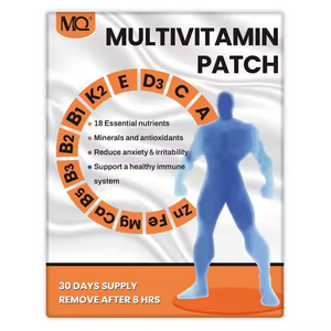 Patch de vitamine transdermique avec zinc B12 <span class=keywords><strong>D3</strong></span> pour stimuler l'énergie et le soutien immunitaire 24H Time Release Wholesale - Product Image 5