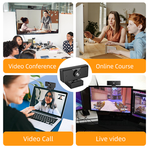 Venta al por mayor HD 1080p HD Video Webcam gratis conducir con micrófono USB Plug &amp; Play cámara <span class=keywords><strong>web</strong></span> para trabajo de estudio - Product Image 6