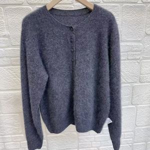 Áo cardigan len cashmere kiểu mới <span class=keywords><strong>2025</strong></span> dành cho nữ, chất liệu len/cashmere, kiểu dáng cài nút, họa tiết trơn - Product Image 2