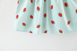 Wholesale Children Clothes Import Picture of Strawberry Change Shop Decoration Girl Dress From China - Product Image 4